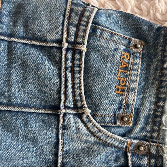 Vintage Ralph by Ralph Lauren Blue Denim Midi Skirt. Size 0 - Picture 8 of 8